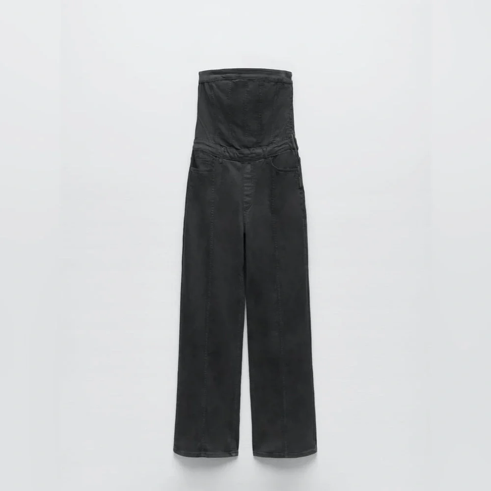 COPY - Zara CORSET DENIM JUMPSUIT - Picture 6 of 6